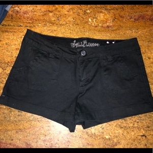 Wallflower Black Shorts